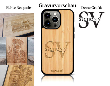 INDIVIDUELL iPhone 13 Pro Bambus-Kunststoff